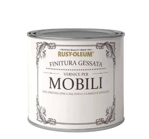 RUST-OLEUM - VERNICE LEGNO CHALKY EFFETTO GESSATO COLORE ROSA CINA 0,5L