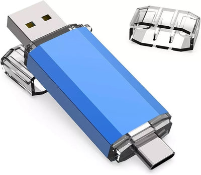 Pendrive chiavetta usb otg tipo-c 128gb flash drive tablet pc cellulare trasferimento file foto documenti
