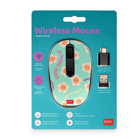 Mouse Wireless con Ricevitore USB DAISY