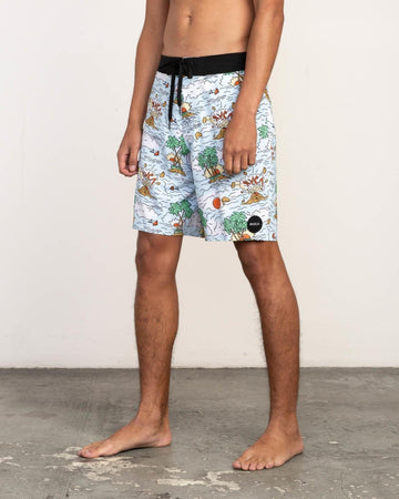 Rvca Costume Uomo Trunk Print 19'' Boardshort N1 Bsrjrvp9 Costume Uomo Stampa Allover N1BSRJRVP9 Moda/Uomo/Abbigliamento/Mare e piscina/Slip e parigamba Snotshop - Roma, Commerciovirtuoso.it