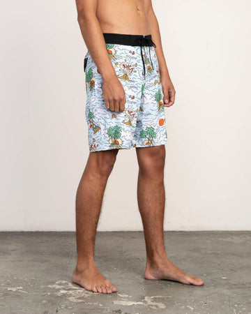 Rvca Costume Uomo Trunk Print 19'' Boardshort N1 Bsrjrvp9 Costume Uomo Stampa Allover N1BSRJRVP9 Moda/Uomo/Abbigliamento/Mare e piscina/Slip e parigamba Snotshop - Roma, Commerciovirtuoso.it