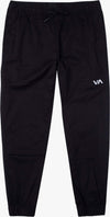 Rvca Spectrum Cuffed Pantaloni Jogger Neri Uomo Pantalone Tuta Nero Logo Bianco Pantaloni Tuta Uomo Moda/Uomo/Abbigliamento/Pantaloni Snotshop - Roma, Commerciovirtuoso.it