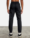 Rvca Spectrum Cuffed Pantaloni Jogger Neri Uomo Pantalone Tuta Nero Logo Bianco Pantaloni Tuta Uomo Moda/Uomo/Abbigliamento/Pantaloni Snotshop - Roma, Commerciovirtuoso.it