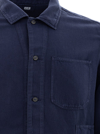 C.P. Company Camicia con Tasche in Misto Lino da uomo