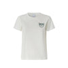 Pinko t-shirt donna pinko - nambrone t-shirt jersey logo - bianco da donna