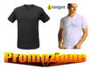 3 PEZZI T-SHIRT UOMO COTONE ELASTICIZZATO SCOLLO V INTIMO NAVIGARE 512