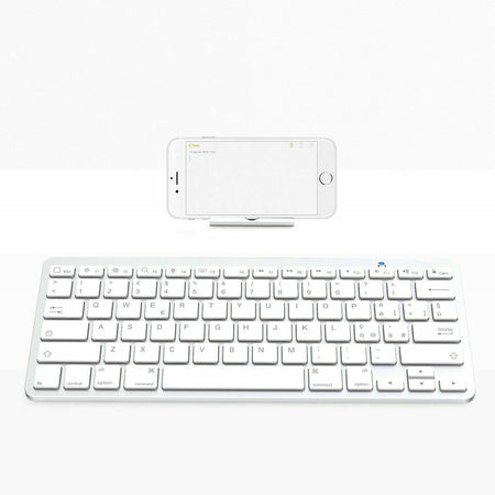TASTIERA BLUETOOTH ULTRA SLIM WIRELESS COMPATIBILE WINDOWS MAC iOs KEYBOARD