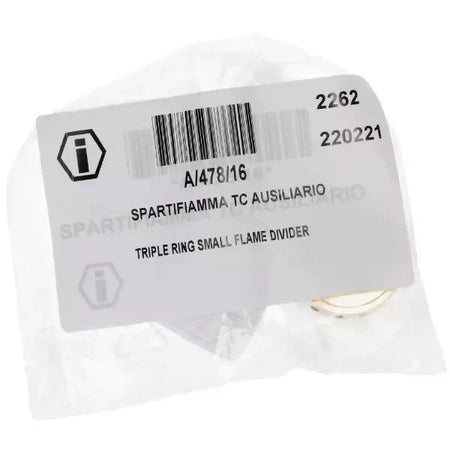Spartifiamma ottone centrale tripla corona piano cottura Ilve originale A/478/16