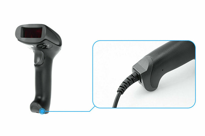 Lettore codice a barre pistola scanner codice 1D laser con cavo usb Q-A202
