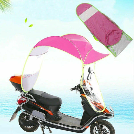 Parapioggia moto scooter bici copertura per pioggia parasole impermeabile