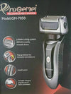 RASOIO ELETTRICO TAGLIA BARBA RICARICABILE GEMEI GM-7050 IMPERMEABILE