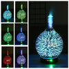 DIFFUSORE AROMATERAPIA 7 LED 3D UMIDIFICATORE DIFFUSORE AROMI CASA UFFICIO