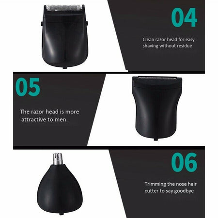 Tagliacapelli Multifunzione 6 in 1 Rasoio Ricaricabile Rasoio TAGLIA CAPELLI PRO