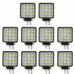 10X 48W WATT LED LUCE FARO 12V LAMPADA DA LAVORO FARETTO AUTO BARCA CAMION