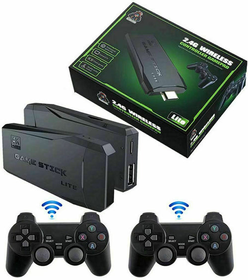 console videogiochi M8 4K Retro Console Game Con 2 Joypad Wireless Emulatore Usb