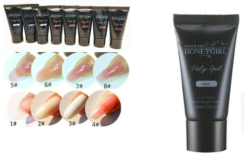 POLYGEL ACRILICO ESTENSIONE UNGHIE RICOSTRUZIONE NAIL ART SCULTURA GEL 30ML
