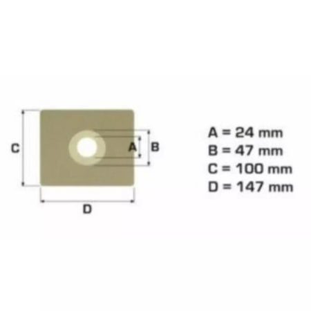 8 sacchetti aspirapolvere Imetec per ECO E3 - G7701 - G8391