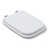 Sedile WC COPRI WATER Copriwater LEGNO MDF BIANCO QUADRATO
