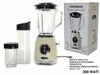 Frullatore Lame in Acciaio Tritatutto Tritaghiaccio Frullati 300W BEIGE