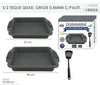 2 TEGLIE FORNO LASAGNERE TEGAMI 3 CON MESTOLO BAVARIA QUADRATO 27-30CM