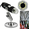 MICROSCOPIO DIGITALE 500X 8 LED USB ZOOM PORTATILE LENTE INGRANDIMENTO full hd