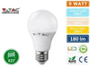 LAMPADINE LED V-TAC VT-2099 E27 BULBO 9 WATT A60 LAMPADINA LAMPADA
