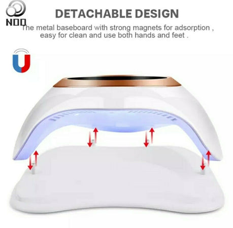 LAMPADA LED UV SUN H9 PLUS FORNETTO 88W UNGHIE NAIL RICOSTRUZIONE COLATA 2 IN 1