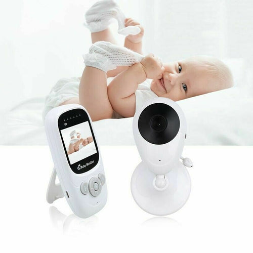 Baby monitor wireless 2,4 GHz con 2.4 display LCD Visione notturna audio DOPPIO