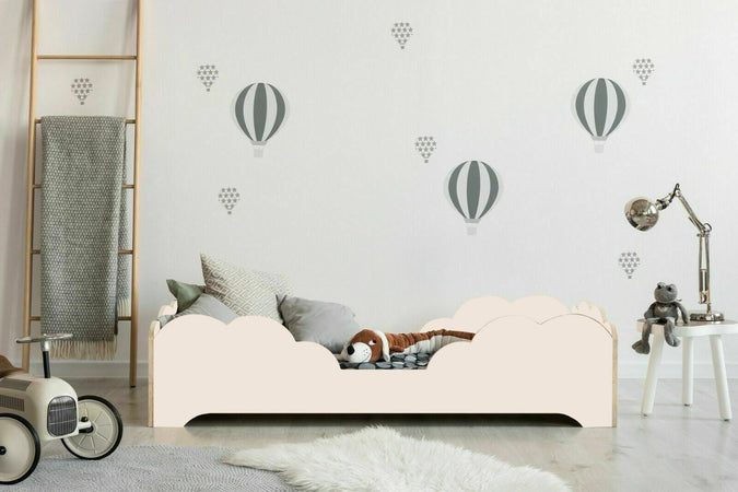Lettino Montessori CHICCHI bianco 180 x 90 cm