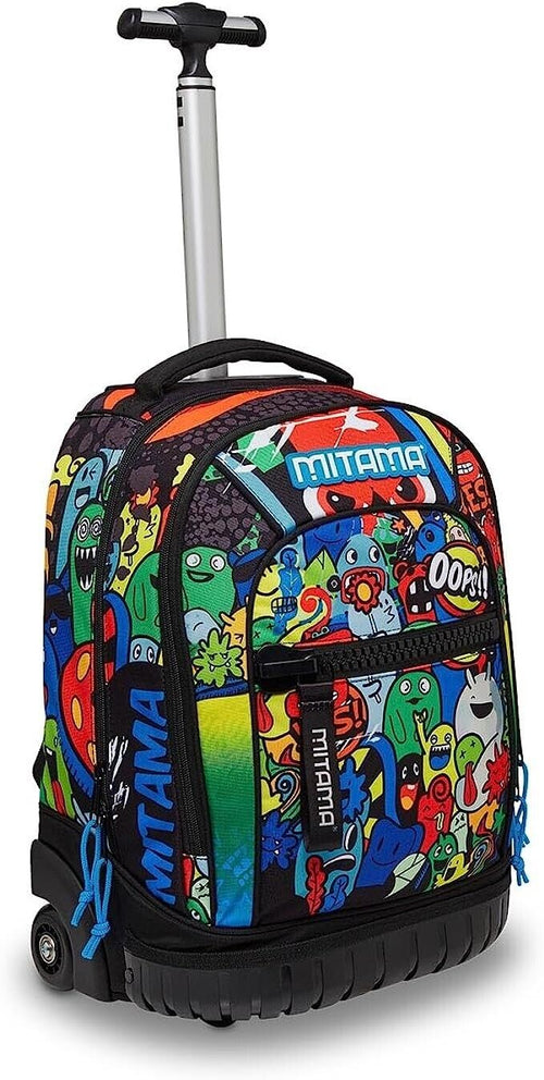 Mitama Star Zaino Con Ruote Trolley Ragazzo Bambina Scuola Elementare