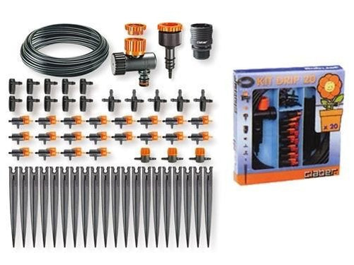 CLABER 90764 KIT DRIP 20 PER IRRIGAZIONE A GOCCIA DI 20 VASI IRRIGAZIONE
