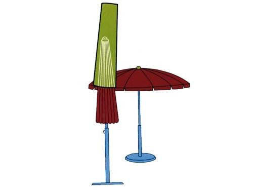 COVER COPERTURA TELO PER OMBRELLONE ARREDO GIARDINO GIARDINAGGIO 51xH 193