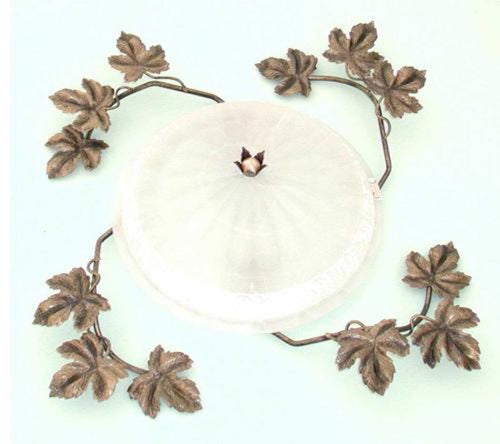 PLAFONIERA BACCO ORO LAMPADE LAMPIONE LANTERNA APPLIQUE