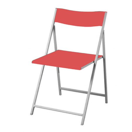 Sedie pieghevoli salvaspazio "Slim", struttura in acciaio, design moderno