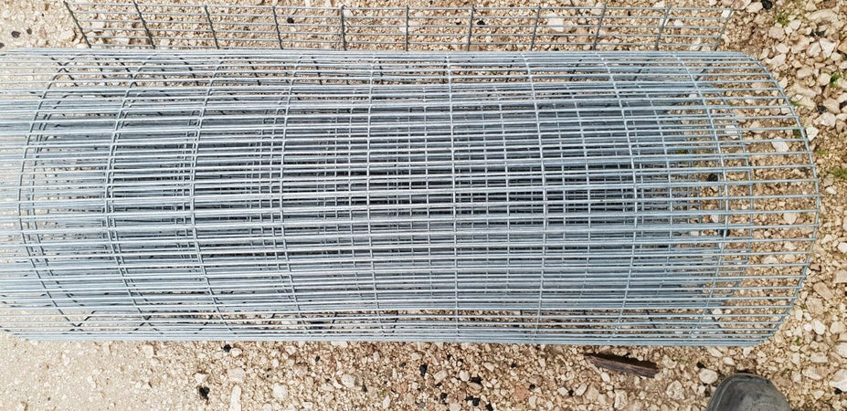 Rete elettrosaldata per gabbie in metallo, maglia rettangolare 25 x 13 mm