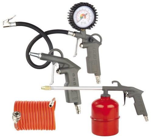KIT ACCESSORI PER COMPRESSORI 4 PEZZI COMPRESSORE