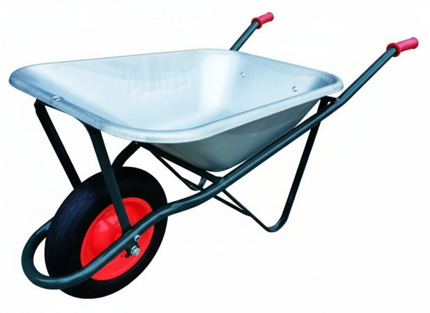 CARRIOLA CON VASCA IN LAMIERA ZINCATA LT. 70