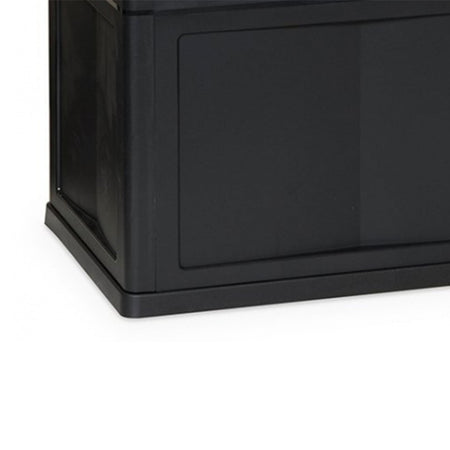 Baule in resina cassapanca multiuso da esterno con ruote lt 320 da 119 cm