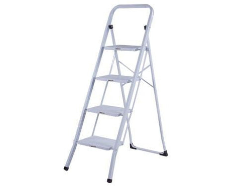 SGABELLO A GRADINI SCALE IN ACCIAIO BRIXO QUICK STEP 4 GRADINI