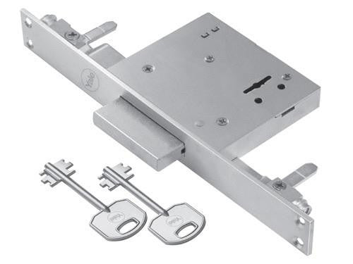 SERRATURA AD INFILARE 2 MANDATE DOPPIA MAPPA CORNI DM TRAK N91012 CANCELLATE