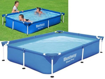 PISCINA RETTANGOLARE ART.56401 CM 221x150xH43 PISCINE BAMBINI