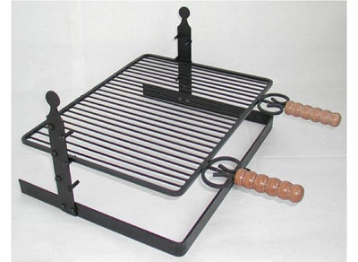 BISTECCHIERA GRATICOLA CON BASE APPOGGIO E ALTEZZA REGOLABILE CM 50x37
