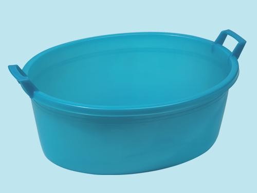 VASCHETTA VASCHETTE BACINELLA PLASTICA OVALE  80x56,5xH33 CM - Lt. 70