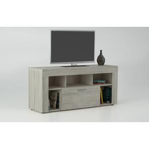 MOBILE PORTA TV IN KIT VISION CM. 130X60X41,6H BIANCO VENATO