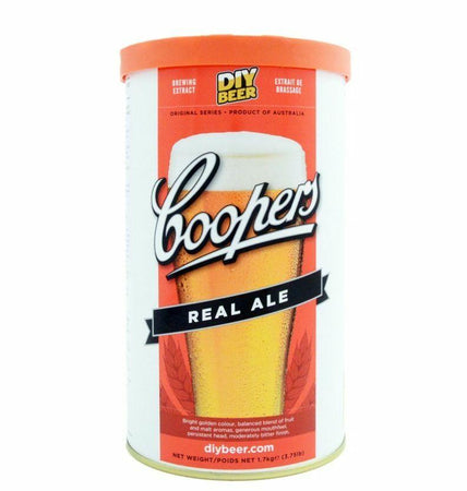 Malto preparato per Birra Artigianale "Coopers" kit fermentatore da 23 lt