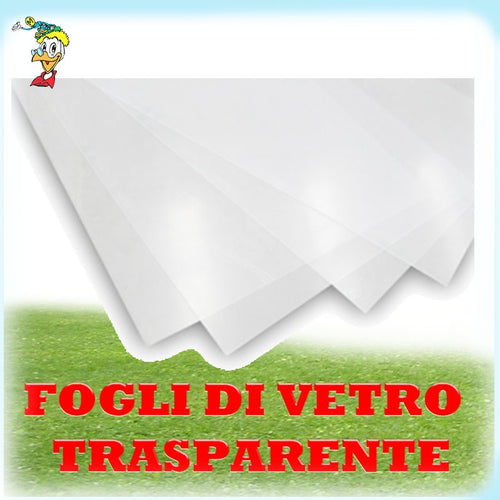 VETRO SINTETICO TRASPARENTE SPESSORE MM. 4 CM. 50X125