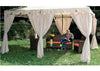 SET TELI LATERALI PER GAZEBO ARMONIA PER GAZEBO MT. 3X4 BEIGE