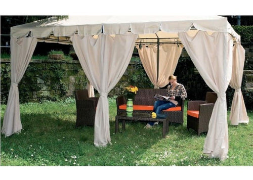 SET TELI LATERALI PER GAZEBO ARMONIA PER GAZEBO MT. 3X4 BEIGE