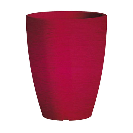 Vaso Cromia Adone rotondo decorazione in resina "Made in Italy" da h 38 cm