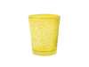 Confezione 6 bicchieri liquore giada in vetro giallo cl 5H&H
